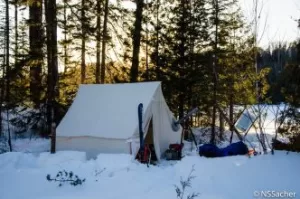 Le camping en hiver de plus en plus populaire